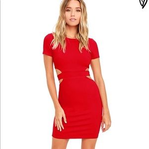 Red Midi Dress